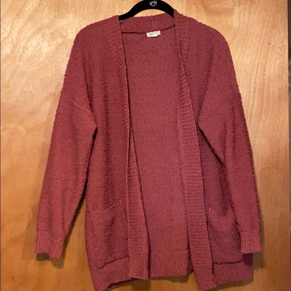 Cozy pink sweater